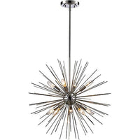 Trans Globe Imports MDN-1452 PC Nine Light Pendant from Collina Collection 24.00 inches