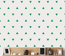Load image into Gallery viewer, Triangle Pattern Wall Decal (Light Green, 8&quot; (H) X 8&quot; (W))
