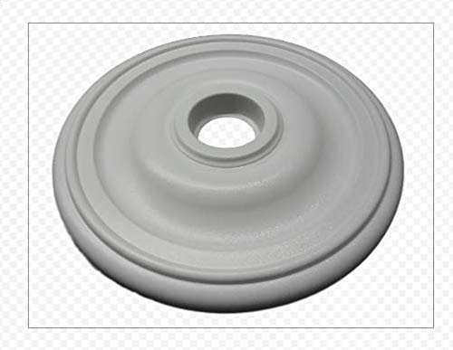 Henta Plano III Ceiling Medallion Paintable ABS Plastic (White, 27 diameter)