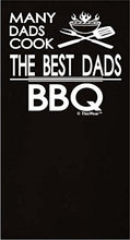 Load image into Gallery viewer, Father&#39;s Day Gift for Dad Many Dads Cook Best BBQ Funny Apron for Kitchen BBQ Barbecue Cooking Baking Crafting Gardening Two Pocket Apron for Grandpa or Dad Black [PPP]
