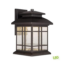 Load image into Gallery viewer, Designers Fountain Piedmont 10.25in H Outdoor LED Wall Lantern Sconce, 3000K Soft White, Oil Rubbed Bronze, LED33421-ORB
