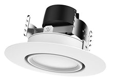 Load image into Gallery viewer, (4-Pack) Satco S9464 9WLED/DIR/4/40&#39;/30K/120V 4&quot; - 45W Equal - Gimbal Dimmable LED Recessed 40 Directional Downlight Retrofit (3000K)4
