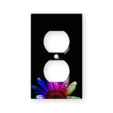 Load image into Gallery viewer, Daisy Color Drops - AC Outlet Decor Wall Plate Cover Metal
