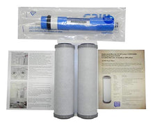 Load image into Gallery viewer, GE TFM-18 18 GPD RO Reverse Osmosis GE Membrane w/ Ca Ware Pre &amp; Post Filters FX12M Smart Water Compatible by CFS
