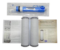 GE TFM-18 18 GPD RO Reverse Osmosis GE Membrane w/ Ca Ware Pre & Post Filters FX12M Smart Water Compatible by CFS