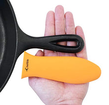 Load image into Gallery viewer, Crucible Cookware Silicone Hot Handle Holders (Large, Orange)
