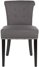 Load image into Gallery viewer, Safavieh Mercer Collection Carol Charcoal Linen Ring Dining Chair (Set of 2)

