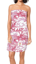 Load image into Gallery viewer, YouCustomizeIt Pink Camo Spa/Bath Wrap (Personalized)
