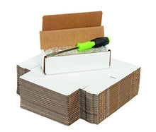 Load image into Gallery viewer, Aviditi M744 Corrugated Mailer, 7&quot; Length x 4&quot; Width x 4&quot; Height, Oyster White (Bundle of 50)
