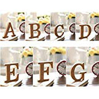 Aimeart Decorative Wood Alphabet Letter Prop for Wedding Birthday Prom Party Shower Decoration Photo Booth Prop, Letter D