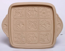 Load image into Gallery viewer, Brown Bag Design Alpine Flower Shortbread Cookie Pan, 11-Inch by 8-1/2-Inch
