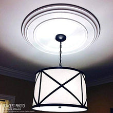 Load image into Gallery viewer, Ekena Millwork CM12CL Classic Ceiling Medallion, 12 3/8&quot;OD x 4&quot;ID x 1 1/8&quot;P, Factory Primed
