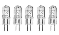 Anyray A1600Y (5)-Bulbs 20 Watt G6.35 120V 20W 110 Volt 20Watt Bi Pin T4 Halogen Light Bulb