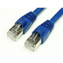 Load image into Gallery viewer, 100Ft Cat6A STP Blue Patch Cable
