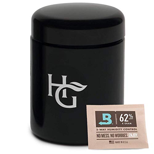 Herb Guard   Half Oz Smell Proof Stash Jar (250 Ml) Comes With Humidity Pack To Keep Goods Fresh For