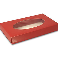 Load image into Gallery viewer, Red Window Candy Boxes 9 1/2 X 5 3/4&quot; X 1 1/8 | Quantity: 200

