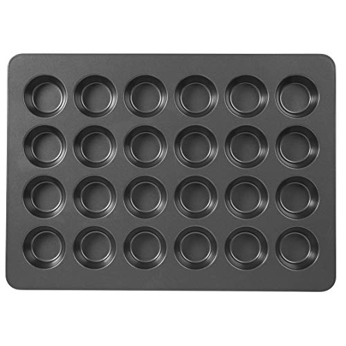 Wilton Perfect Results Premium Non-Stick Mega Standard-Size Muffin and Cupcake Baking Pan, Standard 24-Cup