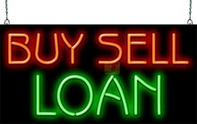Load image into Gallery viewer, Buy Sell Loan Neon Sign
