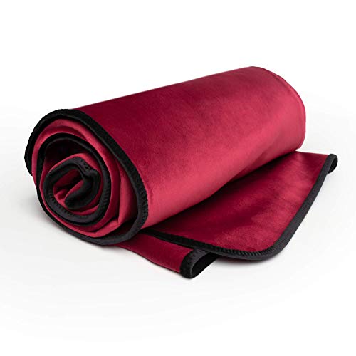 Liberator Fascinator Throw Moisture Proof Blanket, Red