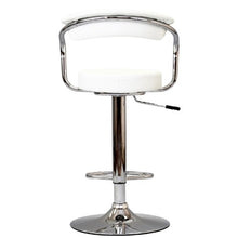Load image into Gallery viewer, Modway Diner Adjustable Swivel Bar Stool in White (Set of 2)
