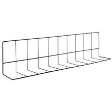 Load image into Gallery viewer, HUBERT L Shape Wire Fence Divider Black Epoxy Coat - 24&quot;L x 4&quot; and 6&quot; Sides
