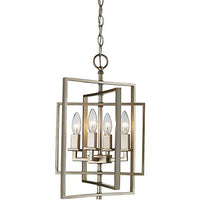 Trans Globe Imports 10594 ASL Four Light Pendant from El Capitan Collection 14.00 inches