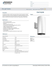 Load image into Gallery viewer, Cylinder Collection 6&quot; Modern Outdoor LED Wall Lantern Light White

