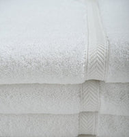 White Hand Towel 16x30 100% Ringspun Cotton Dobby-dz