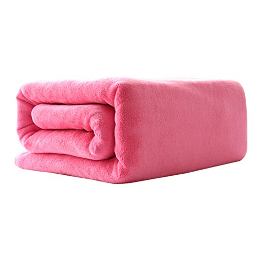 Bath Towels Top Estore Women Thick Water Absorption Shower Towel (Pink)