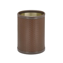 Load image into Gallery viewer, Kraftware Grant Signature Home San Remo Pinecone Round Waste Basket, 10.75&quot;, Brown

