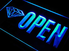 Load image into Gallery viewer, Open Diamond Shop Store Buy LED Sign Neon Light Sign Display j788-b(c)

