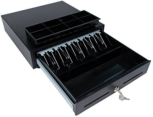 Star Micronics CD3-1616 5 Bill / 8 Coin Value Series Cash Drawer with 2 Media Slots and Included Cable (16