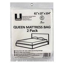 Load image into Gallery viewer, Queen Mattress Bag 61x15x104&quot;, 2 Mil, 2 Pack, Protector Box Spring bed
