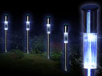 Solar Power Oblique Torch Lawn LED Lamp Garden Decoration Lights by 24/7 store