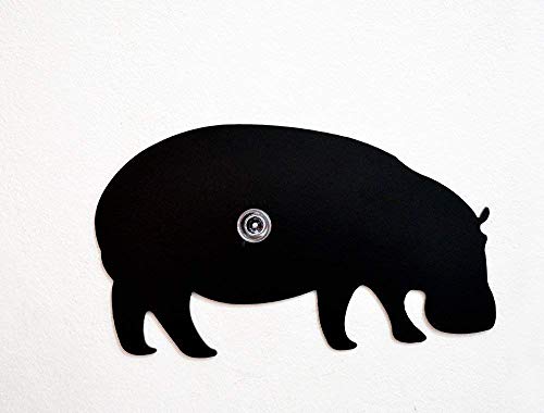 Hippopotamus Silhouette-Wall Hook/Coat Hook/Key Hanger