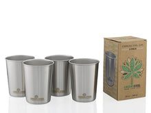 Load image into Gallery viewer, 10oz Stainless Steel Cups - Metal Drinking Cups For Kids - BPA free (4 Pack)
