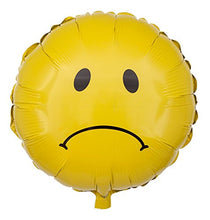 Load image into Gallery viewer, Betallic 18&quot; Sad Smiley Foil Balloon, Multicolor
