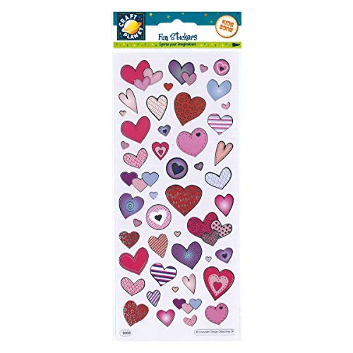 Fun Stickers - Love Hearts by Craft Planet