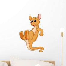 Load image into Gallery viewer, Wallmonkeys Funny Kangaroo Cartoon Wall Decal Peel and Stick Animal Graphics (18 in H x 12 in W) WM31558
