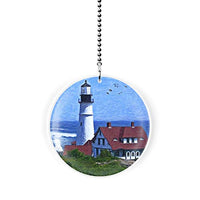 Harbor Lighthouse Fan/Light Pull