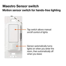 Load image into Gallery viewer, Lutron Maestro Motion Sensor Switch | 5A, Single-Pole or Multi-Location | MS-OPS5M-SI, Sienna
