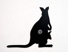 Load image into Gallery viewer, Kangaroo with Baby Silhouette -Wall Hook/Coat Hook/Key Hanger
