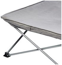Load image into Gallery viewer, Regalo My Cot Extra Long Portable Bed, Includes Fitted Sheet, Gray 54x28x12 Inch (Pack of 1)

