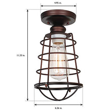 Load image into Gallery viewer, Design House 519694 Ajax 1 Light Ceiling Light, Bronze
