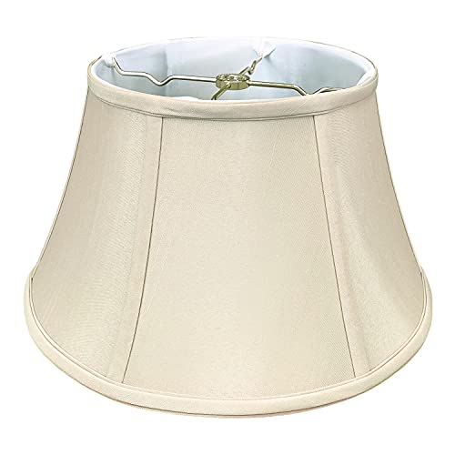 Royal Designs Shallow Drum Bell Billiotte Lamp Shade - Beige - 13 x 19 x 11.25
