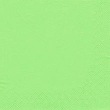 Load image into Gallery viewer, PAPSTAR 81656 3-Ply 1/4-Fold Serviettes 33 x 33 cm Apple Green (Pack of 250)
