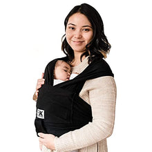 Load image into Gallery viewer, Baby K&#39;tan Original Baby Wrap Infant Carrier for Newborn to Toddler (8-35lb)-Simple Pre-Wrapped Cloth Holder for BabywearingBreathable Stretchy Sling, Black, Women 2-4 (X-Small), Men Jacket up to 36
