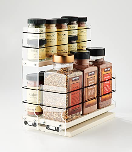 Vertical Spice - 23x2x11 DC - Spice Rack and Storage Organizer Drawer - Cabinet Mounted - Size: 5.75