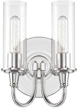 Load image into Gallery viewer, Craftmade 38062-CH Modina Vanity Wall Lighting, 2-Light, 120 Watts, Chrome (8&quot;W x 11&quot;H)
