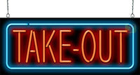 Take-Out Neon Sign